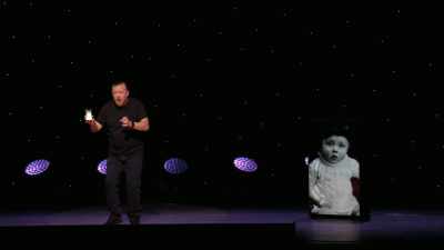 You'd go back,
and you'd go, "Is that Hitler?" - Ricky Gervais: SuperNature