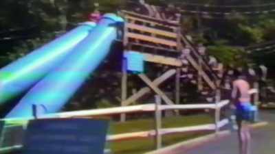 You'd sit down.
You'd go down the waterslide. - Class Action Park