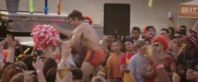 You'll also notice that it started raining
and you can see that there's actual... - Neighbors 2: Sorority Rising