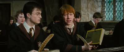 You'll be learning about defensive spells in a secure, risk-free way. - Harry Potter and the Order of the Phoenix