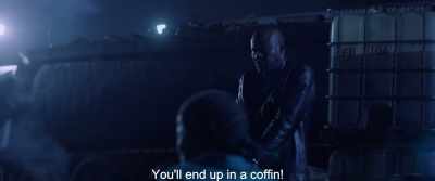 You'll end up in a coffin! - Gereza
