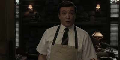 You'll have to excuse Sir.
He recently cut down on the smoking. - A Series of Unfortunate Events