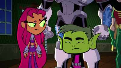 You'll have to face
my secret weapon. [chuckles] - Teen Titans Go! Vs  Teen Titans