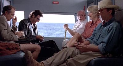 You'll have to get used to Dr Malcolm - Jurassic Park