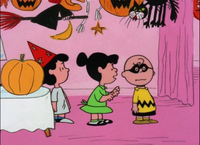 You'll have to model for us - It's the Great Pumpkin, Charlie Brown