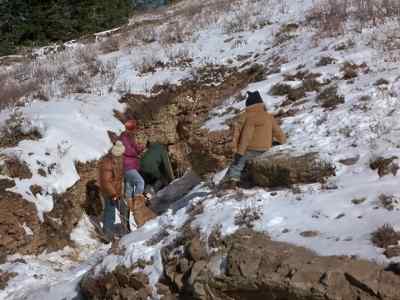 You'll like this one,
it's got running water.  Ok? - Further Adventures of the Wilderness Family