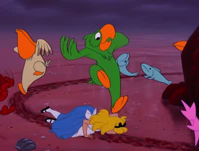 Ah backward I say You'll never get dry that wayGet dry Have to run with the othersFirst rule of a caucus race you know - Alice in Wonderland