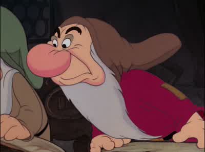 ShhNot so loud You'll wake her upAw let her wake up She don't belong here nohow - Snow White and the Seven Dwarfs