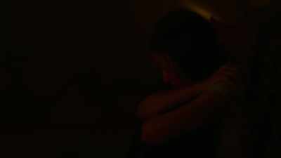[young Elle panting, crying] - Haunted