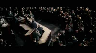 YOUNG:
He ended his speech with: - All In: The Fight for Democracy