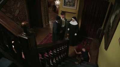  Young Mary was already dead
 when she fell down the stairs. - Sister Boniface Mysteries
