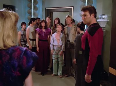 Your "advanced society"
uses executions - Star Trek: The Next Generation