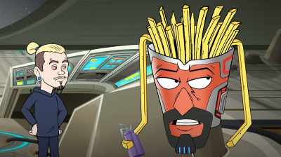 Your apology doesn't exactly put food
in my mouth. - Aqua Teen Forever: Plantasm