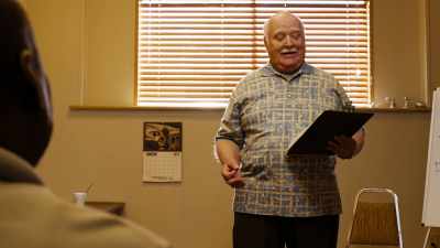 Your basic factory-guy jerk-off. - Lodge 49