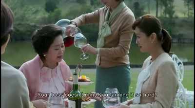 Your boss doesn't mind you fanning it so hard? - The Bold, the Corrupt and the Beautiful
