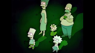 Your burgers
are getting cold, guy-- - The Simpsons