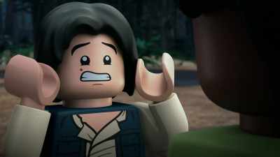 -Your eyes okay, kid?
-(GASPS) - Lego Star Wars Summer Vacation