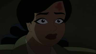 Your face...
What did you do to your face? - Batman: Caped Crusader