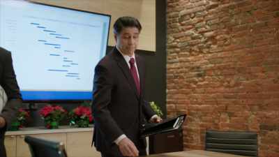 Your father only asked me
to step in as interim CEO. - 'Twas the Date Before Christmas