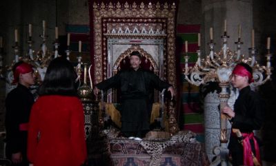 Doctor Kessler and the girl - The Castle of Fu Manchu