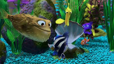 Do you know where my dad isHoney your dad's probably back at the pet storePet storeYeah you know like I'm from Bob's Fish MartPet Palace Fish O RamaMail order Ebay - Finding Nemo