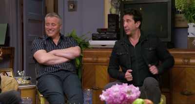 - Your fella Brad.
- Pitt came, did one. - Friends: The Reunion