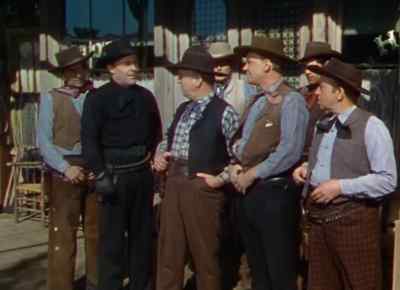 Your foreman get here yet?
- You don't see him, do ya? - The Virginian