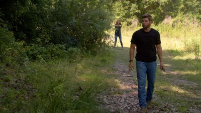 Your gun! Toss it in the woods. - Under the Dome