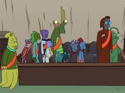 Your honor, we have reached a verdict. - Futurama