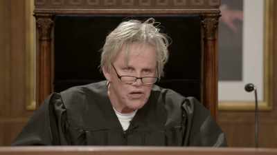 Your husband had a
lot bigger lungs - Gary Busey: Pet Judge