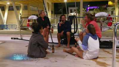 Your ----ing deckhand, Tom,
made that mess, we didn't. - Below Deck Sailing Yacht