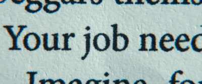 Your job needs you, - Severance