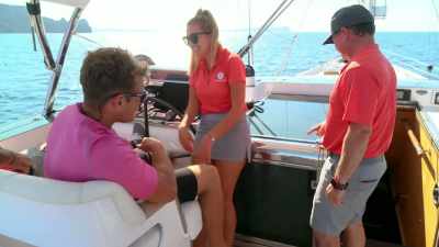 Your knees were kinda like... - Below Deck Sailing Yacht