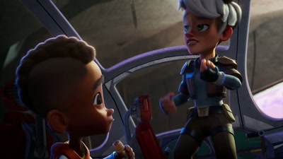 Your little light sword show
busted the controls and we crashed. - Star Wars: Young Jedi Adventures