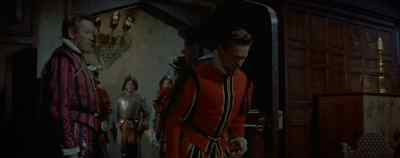- Your Majesty.
- Come you here. - The Virgin Queen