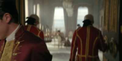 -Your Majesty.
-Get up. - Queen Charlotte: A Bridgerton Story