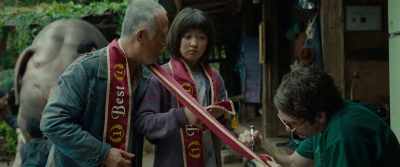 Your mom and dad appeared
in my dream last night - Okja
