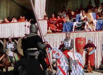 Your name, sir knight, or your degree? - Ivanhoe