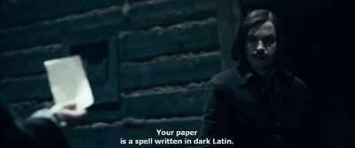 Your paper
is a spell written in dark Latin. - Gogol. Viy