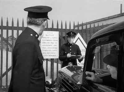 Your pass, please, sir. - Seven Days to Noon