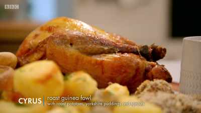 Your roast potatoes are,
unfortunately, slightly undercooked. - Britain's Best Home Cook