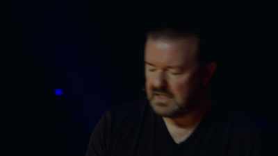 "YOUR SCIENTS WON'T HELP YOU
WHEN SATAN..." - Ricky Gervais: Humanity