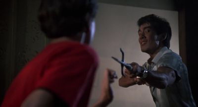 Your sensei teach you how to fight with spear - The Karate Kid Part II