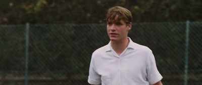 Your serve. Come on, man.
See if you can get a game. - On Chesil Beach