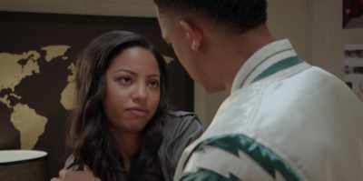 - Your shoulder's still bugging you?
- No, it's, it's fine. - All American: Homecoming