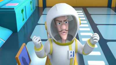 Your space shuttle's
falling apart! - Rainbow Rangers