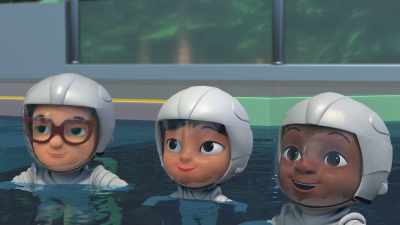 Your spacesuits underwater
will make you feel - Ready, Jet, Go! Space Camp: The Movie