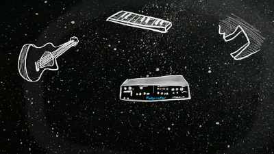 Your synthesizer is in there
ready to make notes and sounds, - Resynator