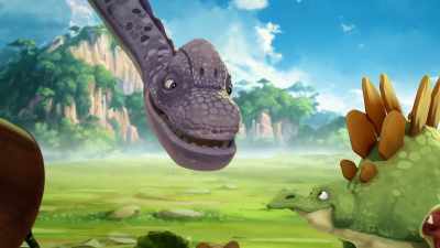 Your time capsule is ready! In it goes! - Gigantosaurus