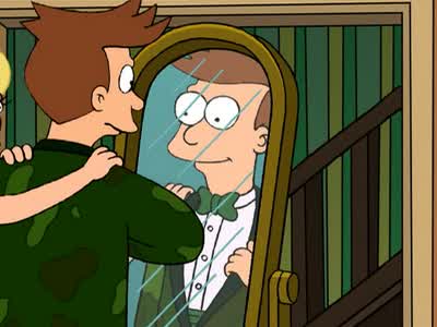 Your tux will be perfect for my wedding, Dad. - Futurama